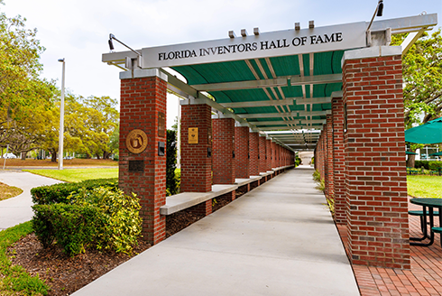 Entrance to the Florida Inventors Hall of Fame